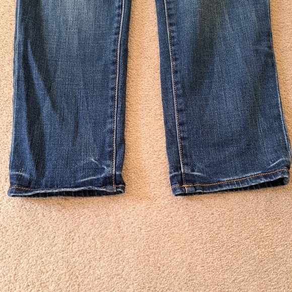 American Eagle Slouchy Jeans Women's 6 Blue Denim Relaxed Fit Mid Wash Jeans - Picture 8 of 14